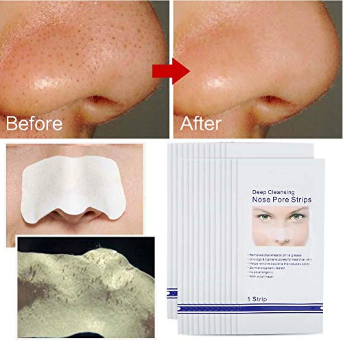 Limpieza de tiras de poros, tiras de eliminación de espinillas, cuidado de la piel para aliviar los poros grandes para sacar las espinillas