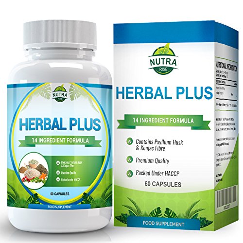 Limpieza y Depuración de Colon, suplemento de fibra con: Psyllium, konjac, Aloe vera y té verde. Laxante natural que alivia gases, distensión y estreñimiento. Elimina las toxinas – 60 cápsulas