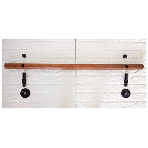 LIN HE SHOP Pasamanos de Madera Maciza, contra Las escaleras de Las Paredes, pasillos internos Retros del reposabrazos del Registro, para el jardín de niños Mayor del hogar (Color : 50cm)