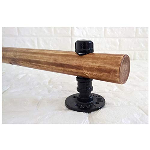 LIN HE SHOP Pasamanos de Madera Maciza, contra Las escaleras de Las Paredes, pasillos internos Retros del reposabrazos del Registro, para el jardín de niños Mayor del hogar (Color : 50cm)