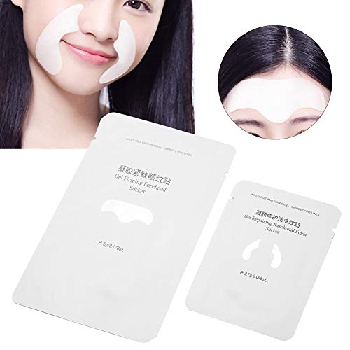 Línea de Almohadilla Para Parche En La Frente Líneas Para Fruncir El Ceño Etiqueta de Eliminación Parche Hidratante Eliminar Arrugas Faciales Rejuvenecer La Piel Elasticidad Pliegues Nasolabiales Conj