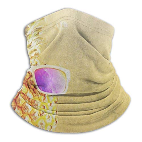 Linger In Cuello Polaco Gafas de Sol Piña En la Playa Funda de esquí Bufanda A Prueba de Viento Deportes Negro