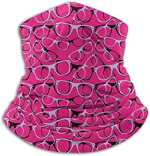 Linger In Gafas Retro Calentador de Cuello Sombreros Bufanda Facial Unisex