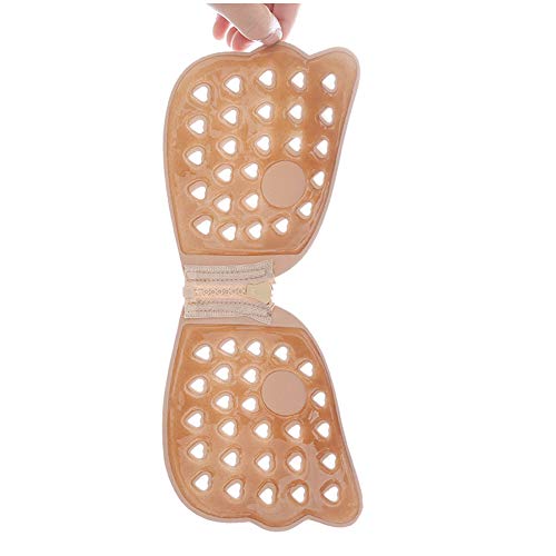 Lingerie-YJ Sujetador con Espalda Desnuda para Mujer, Sujetador Invisible, de Silicona, Autoadhesivo Push-up para Mujer,Black,D