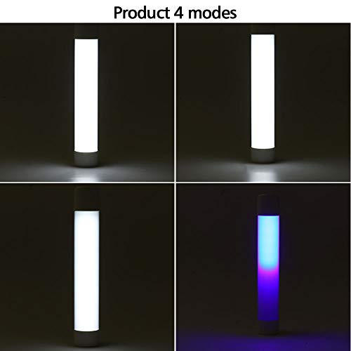 Linterna LED Camping Lámpara, AOKKR USB Recargable Portátil Multifuncional Luz, Noctura Luz de Emergencia Linterna para Camping, Power Bank, con Imán, 4 Modos, 4000mAh