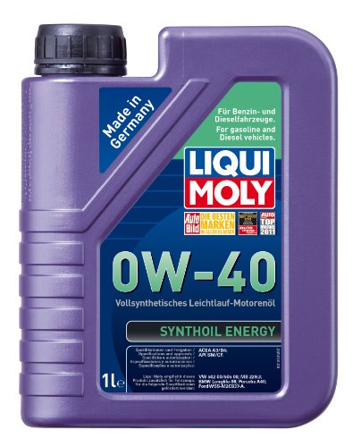 Liqui Moly 1360 Synthoil Energy 0W-40 - Aceite sintético antifricción para Motores de automóviles de 4 Tiempos (1 L)