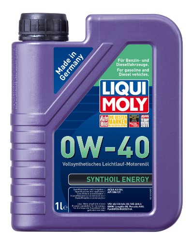 Liqui Moly 1360 Synthoil Energy 0W-40 - Aceite sintético antifricción para Motores de automóviles de 4 Tiempos (1 L)