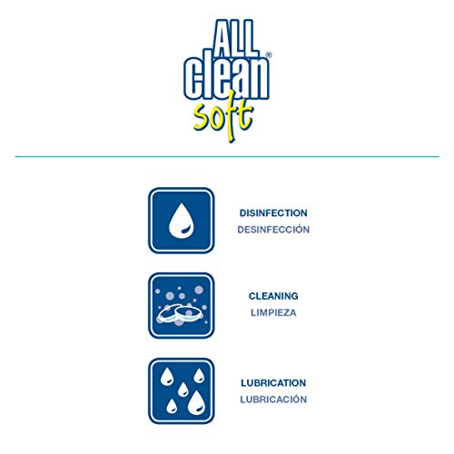 Líquido de lentillas AVIZOR All Clean Soft. Solución única para limpieza y desinfección de todo tipo de lentes de contacto blandas. 3 x 350 ml