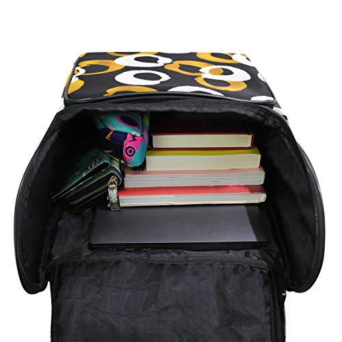 LISNIANY Mochilas Escolares,Blog de Moda inconsútil Texturas de Fondo Mano,Bolsas para computadora,Bolsas Viaje para Estudiantes