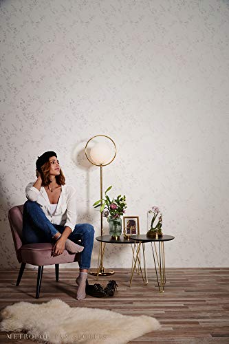 Livingwalls 368961 36896-1 Metropolitan Stories Lola Paris - Papel pintado (10,05 x 0,53 m), diseño de flores, color lila y blanco