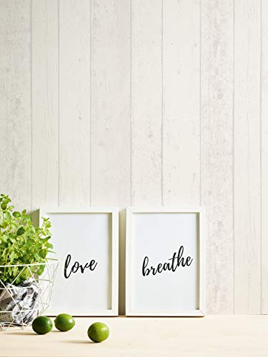 Livingwalls papel pintado Surfing & Sailing gris blanco 10,05 m x 0,53 m 855046