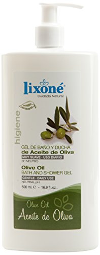 Lixone Gel de Baño y Ducha de Aceite de Oliva - 500 gr