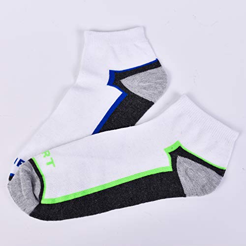 L&K Pack de 12 Calcetines de deporte Sneaker Cortos para hombre multicolor 2122 43-46