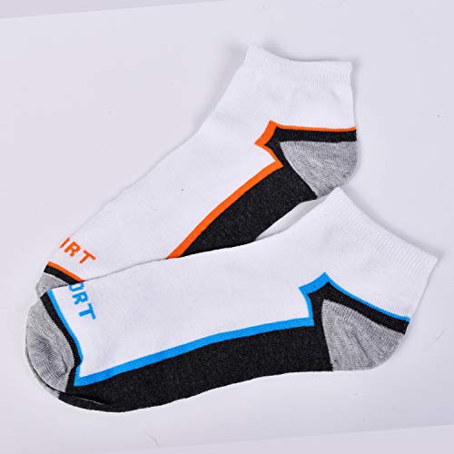 L&K Pack de 12 Calcetines de deporte Sneaker Cortos para hombre multicolor 2122 43-46
