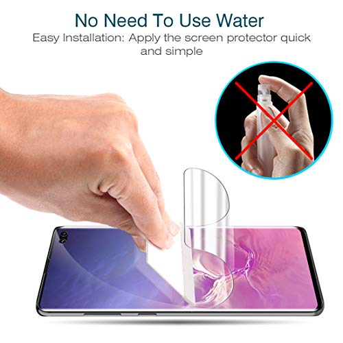 LK Protector de Pantalla para Samsung Galaxy S10 Plus Protector Pantalla, [2 Piezas] [Alta Definición y Sensibilidad] [Cobertura [Burbujas], LK-X-22