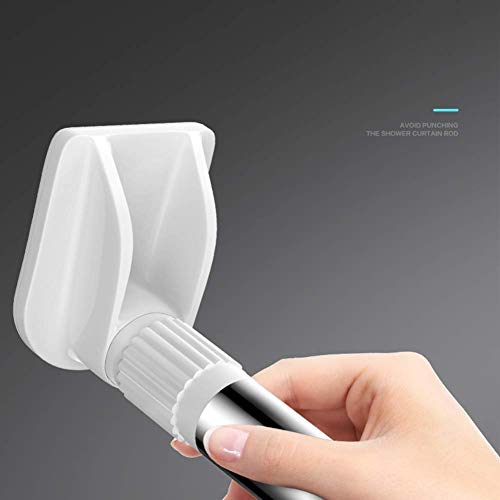 LKJH Barra de Cortina telescópica sin Taladro, Ducha Antideslizante Poste de tensión fácil de Instalar para el Dormitorio Armario con Ventana panorámica Baño-b 68-120 cm (27-47 Pulgadas)