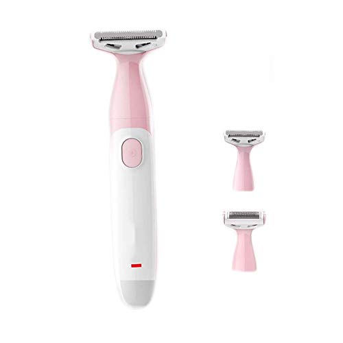 LKNJLL Avanzada Depiladora, depilación eléctrica, Inalámbrico Wet & Dry Uso, Ladies'Razor de Brazo, línea del Bikini, Axilas, piernas, Volver