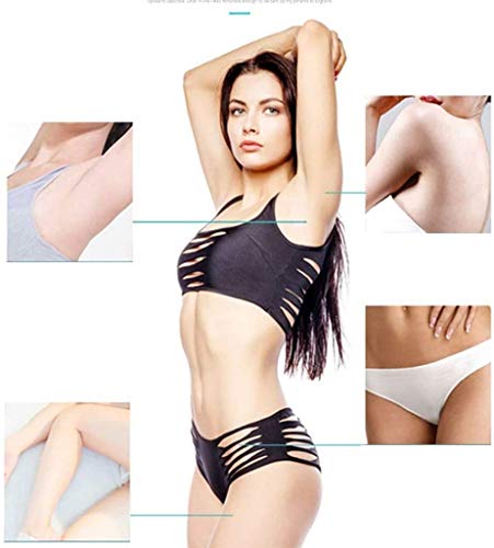 LKNJLL Depiladora de la Mujer, for la depilación, Wet & Dry, removedor del Pelo Facial, Mujeres máquina de Afeitar y Recortadora, Inalámbrico, Recargable, 3 en 1 (Color : Purple)