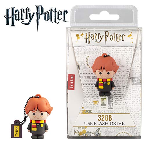Llave USB 32 GB Ron Weasley - Memoria Flash Drive 2.0 Original Harry Potter, Tribe FD037703