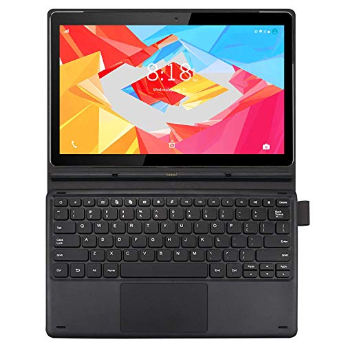 LNMBBS X116 Tablet PC 2 en 1 11.6 Pulgadas, 6GB de RAM y 128GB Memoria Tableta 10 Núcleos Procesador Android 9.0 Tablet 8000mAh Batería y 1920*1080 FHD IPS, Doble 4G y Doble Banda WiFi, HDMI (Negro)