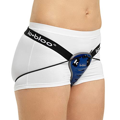 lobloo Free Female Coquilla Pélvica Atlética Patentada para Deportes de Contacto y Que se practican de pie como MMA, Grappling, BJJ, Krav Maga, Equitación, Artes Marciales, MTB. Talla única + 9 años