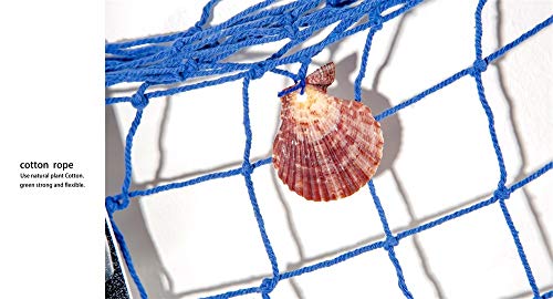 Locisne Red de Pesca náutica Decorativa, Red de la Playa con la decoración de la ejecución del Techo de la Pared del hogar de la Barra del Partido de la Playa de Las cáscaras, el 1.5 * 2m