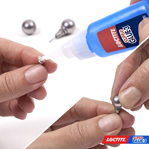 Loctite Super Glue - 3 XXL, pegamento universal triple resistencia, adhesivo para uso intensivo, pegamento instantáneo, transparente y extrafuerte, 1x20 g
