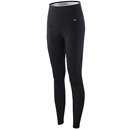 LOFFU Pantalones para Adelgazar,Pantalones Deportivos Mujer, Pantalón de Sudoración Adelgazar, Leggings Push Up, Mallas Termicos de Neopreno, Faja Reductora Adelgazante para Deporte (M)