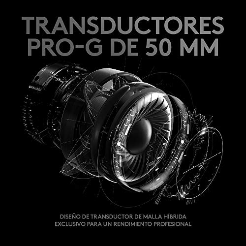 Logitech G PRO X - Auriculares para Gaming con Blue VO!CE, USB, Negro