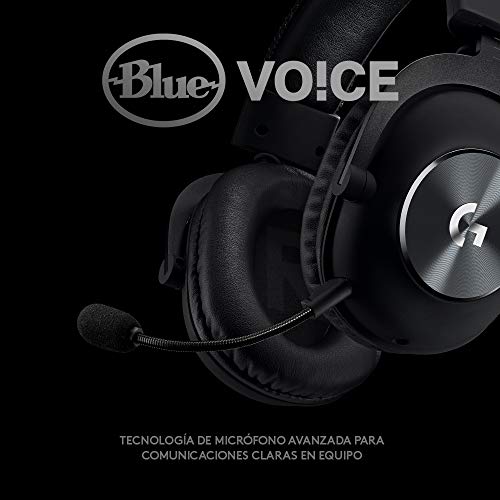 Logitech G PRO X - Auriculares para Gaming con Blue VO!CE, USB, Negro