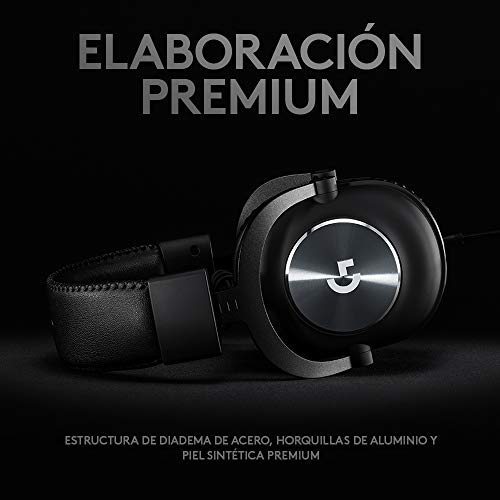 Logitech G PRO X - Auriculares para Gaming con Blue VO!CE, USB, Negro