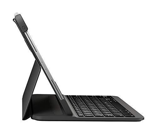 Logitech Slim Folio Pro Funda para iPad con Teclado Inalámbrico Bluetooth, iPad Pro 11 Pulgadas 1.ª Gen Modelos: A2228, A2068, A2230, A2231, Teclas Retroiluminadas, Disposición QWERTY Español, Negro