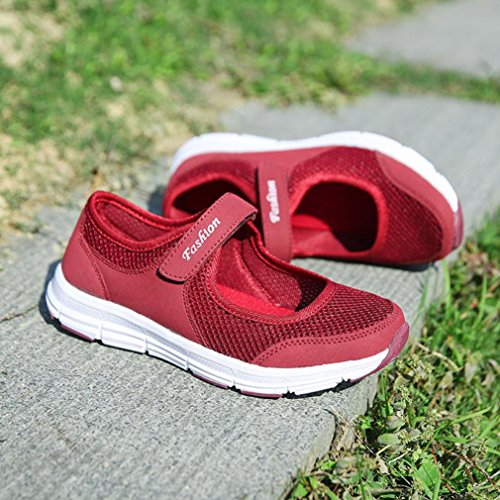 Logobeing Zapatosde Mujer Zapatillas Respirable Mocasines Deportes Casual Sandalias Antideslizantes Fitness Correr Calzado Deportivo Zapatilla Malla Plataforma