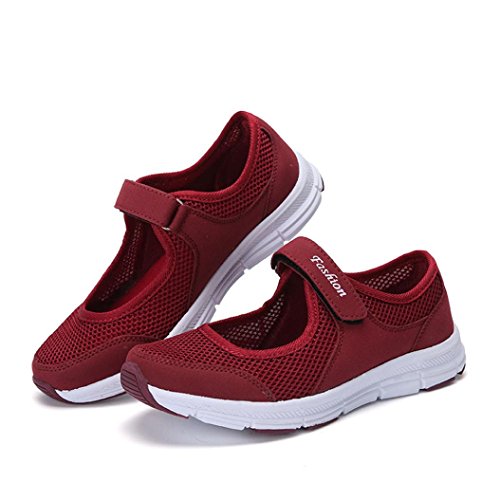 Logobeing Zapatosde Mujer Zapatillas Respirable Mocasines Deportes Casual Sandalias Antideslizantes Fitness Correr Calzado Deportivo Zapatilla Malla Plataforma