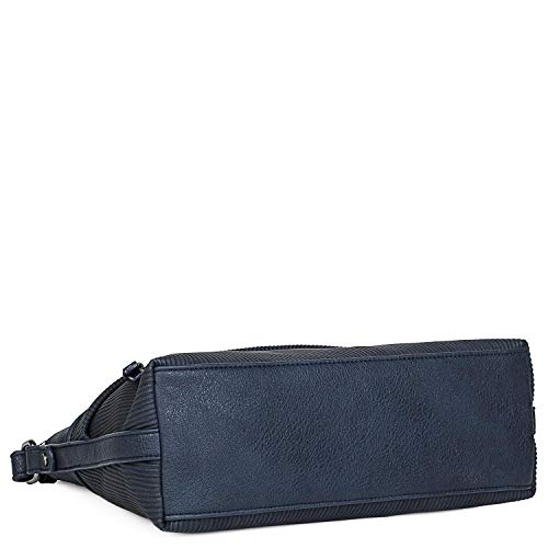 Lois - Bolso de Mujer Pequeño con Bandolera. Cuero PU. Últimas Tendencias de la MarcaDiseño y Calidad. Cómodo Práctico y Resistente para Uso Diario Paseo o Vestir. 303730, Color Marino
