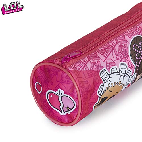 L.O.L. Surprise ! Estuches Escolares Para Niñas Con las Muñecas Lol Fancy y Fresh, Material Escolar Para Niños, Estuche En Color Rosa Para Colegio, Regalos Lol Surprise Para Niñas