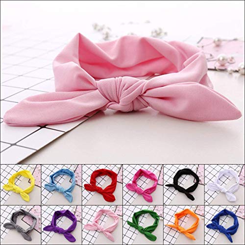 Lomire® 10 PCS Diademas Bebé Niña,Bowknot Flores Cintas de Pelo Cabeza Elástica Turbante para Niñas Venda de Pelo Bebe Accesorio para El Pelo Bebe Niñas Recien Nacida,Estilo A