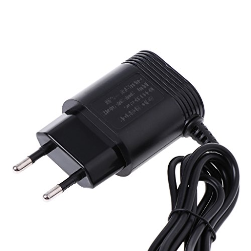 Longsw - Adaptador de alimentación europeo y cargador de 2 clavijas para afeitadoras Philips HQ8505, 6070, 6075 y 6090