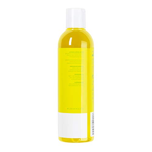 Loovara Lemon Squeeze - aceite para masajes eróticos (250 ml) | aceite sensual estimulante con aroma cítrico | preliminares de ensueño | ingredientes naturales, dermatológicamente testados | vegano