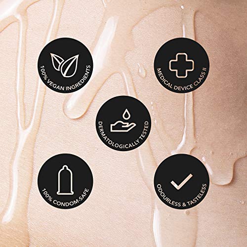 Loovara Silicon Alley – Lubricante de silicona de primera calidad | Viscosidad alta, suave | Perfecto para preservativos, juguetes sexuales y de masturbación, pH mejorado