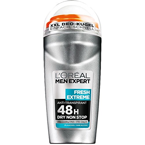 L'Oréal Men Expert Desodorante Roll-On Fresh Extreme, 6er Pack (6 x 50 ml)