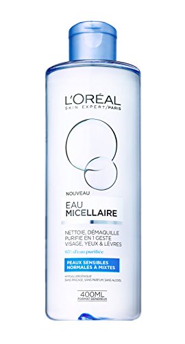 L'Oréal Paris Agua micelar para pieles normales a mixtas, 400 ml