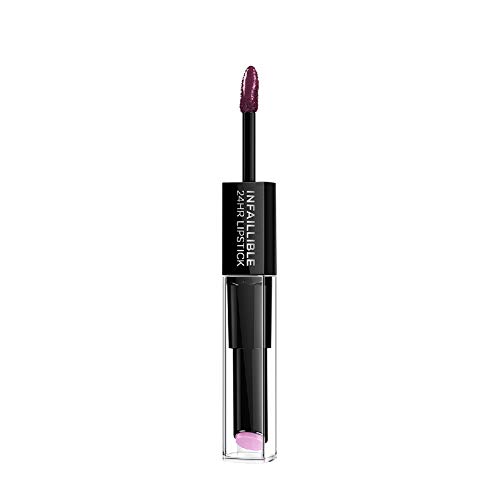 L'Oréal Paris Pintalabios 24H Permanente, Color Ciruela 217 Eternal Vamp