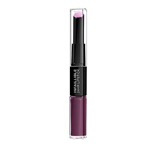 L'Oréal Paris Pintalabios 24H Permanente, Color Ciruela 217 Eternal Vamp