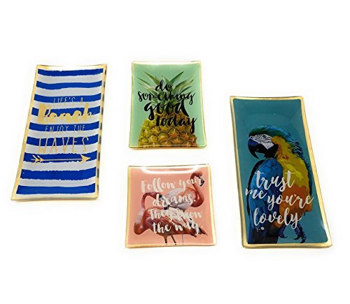 Loro Bandeja Porcelana 10 x 21 cm tapa Carcasa Bandeja para servir Bandeja Quesera Carne Plato Carne Bandeja