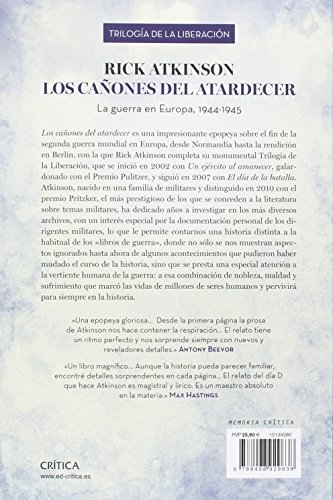 Los cañones del atardecer: La guerra en Europa, 1944-1945 (Memoria Crítica)