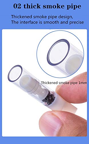 Los Filtros De Cigarrillos Desechables, Los Nuevos Filtros De Cigarrillos De Alta Eficiencia Pueden Bloquear Más Del 80% De Las Sustancias Nocivas En Los Cigarrillos. 100 Piezas/Caja (blanco)