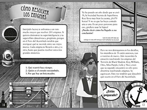 Los misterios del faro (Sociedad secreta de superlistos): 201 acertijos para poner a prueba tu ingenio