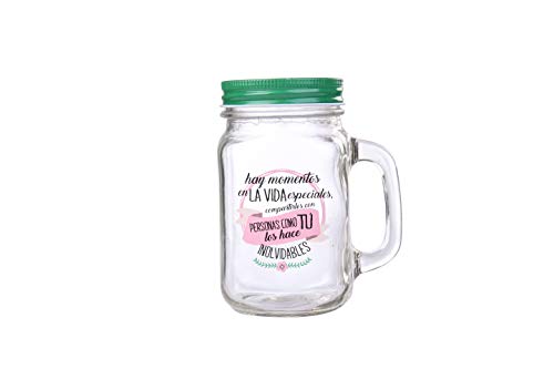 Lote de 20 Jarras de Cristal con Caña Frases"MOMENTOS ESPECIALES" Jarras, Tazas para Detalles, regalos y recuerdos de Bodas, Bautizos, Comuniones y Cumpleaños
