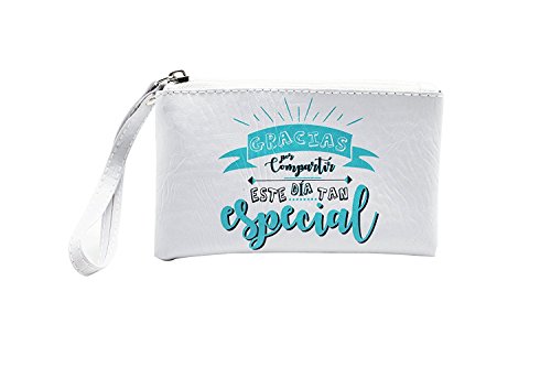 Lote de 20 Porta todos"GRACIAS POR VENIR" - Portatodo, Cartera, Carteras para Detalles de Bodas, Bautizos y Comuniones Originales con Frases